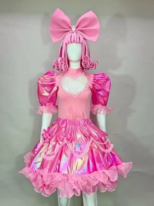 Tenues de danse <span class=keywords><strong>pour</strong></span> femmes, costumes de scène, rose, volants, perles, body, jupes <span class=keywords><strong>tutu</strong></span>, ensembles, costumes de carnaval, costumes de cosplay de princesse - Product Image 2