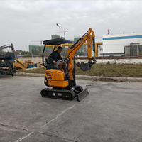 Mini-excavatrice compacte CT10GB de 0,89 tonne avec godet de 0,022 m³, profondeur de fouille de 1520 mm, idéale pour les fermes et vergers