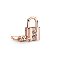 Nouveaux enfants alliage éternel amour serrure Mickey Minnie chanceux trio bracelet à bricoler soi-même collier pendentifs