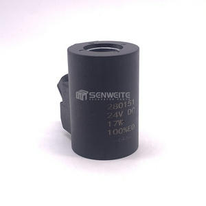 โซลินอยด์วาล์วแบบมุมฉาก Senwitt 17W 12V 24V สำหรับอะไหล่เครื่องจักรก่อสร้างรถขุด - Product Image 2
