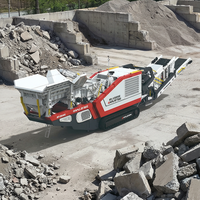 Concasseur de pierres mobile électrique sur chenilles NFLG 450TPH, prix usine, pour l'exploitation minière