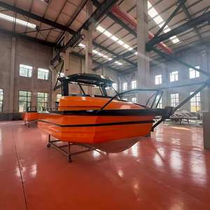 Bateau de pêche rigide de soudage en aluminium d'usine Utilisation de divertissement Bateau de pêche de luxe - Product Image 5