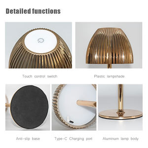 Lampe de table rechargeable sans fil à usage intérieur extérieur avec batterie de restaurant moderne bon marché - Product Image 5