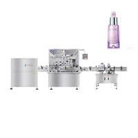 Machine de remplissage automatique de savon liquide de 30ml pour bouteilles en verre Petit moteur électrique PLC pour lait huile produits chimiques boissons alimentaires