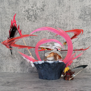 Figura de acción de 28 cm de One Piece: Roronoa Zoro vs. Killer, escena de batalla en Wano Country, figura coleccionable de corte infernal, venta al por mayor - Product Image 4