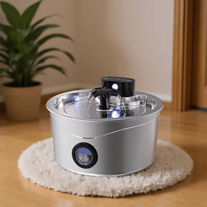 Distributeur d'<span class=keywords><strong>eau</strong></span> intelligent pour animaux de compagnie en acier inoxydable de qualité supérieure, détachable, avec capteur de batterie, <span class=keywords><strong>fontaine</strong></span> <span class=keywords><strong>à</strong></span> <span class=keywords><strong>eau</strong></span> pour chat avec filtre, <span class=keywords><strong>prix</strong></span> d'usine - Product Image 1