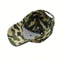 Topi 5 Panel Polos Bahan Nylon Berkualitas Tinggi Motif Camo, Model Rope Bill Tanpa Struktur, Snapback Custom dengan Logo Anda Sendiri