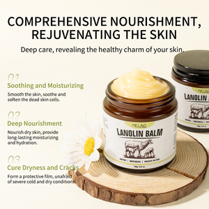 <span class=keywords><strong>Baume</strong></span> à l'huile de lanoline Crème extra hydratante Apaisant rapide Hydratant pour tout le corps Ultra Réparateur Hydratation non grasse Soins de la peau du visage - Product Image 6