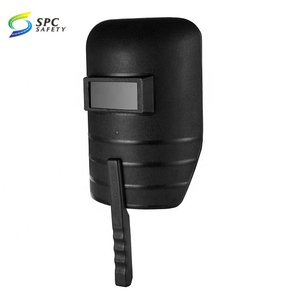 หน้ากากเชื่อมแบบมือถือพลาสติก PP สีดำตัดด้วยแก๊สทรงสี่เหลี่ยมพร้อมที่จับ - Product Image 5