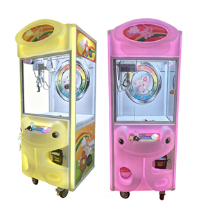 Máquina expendedora pequeña de muñecas de plástico con receptor de billetes - máquina de juego arcade para niños - Product Image 5