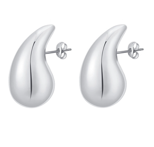 EW-pendientes de gota de agua hipoalergénicos, <span class=keywords><strong>2023</strong></span> de acero inoxidable, a prueba de agua - Product Image 2