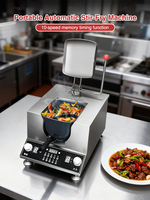 Machine à wok robotisée automatique pour cuisine commerciale, restaurant, hôtel, pour riz frit, nouilles, pâtes, avec rotation avant et arrière