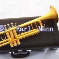 Irlman Musical Instruments Professional BB Brass Trumpet-Gold-Plated Finish Factory Direct Sales Includes Professional Suitcase