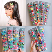 Grosir produk populer Kawaii kustom DIY buah lucu anak-anak hewan indah penjepit rambut dekorasi anak perempuan aksesoris Anak
