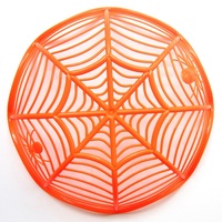 Halloween decoratie 2026: zwarte spinnenweb schaal, fruitplateau, snoep- en biscuitset, mandje, schaal, Halloween feestbenodigdheden