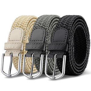 <span class=keywords><strong>Ceinture</strong></span> <span class=keywords><strong>élastique</strong></span> tissée en tissu tressé coloré personnalisée Syh1125 pour hommes et femmes - Product Image 1