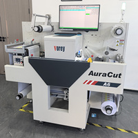 VOREY AuraCut A6 11 Mrters / Minute numérique étiquette Die Cutter automatique ajuster couteau profondeur autocollant numérique Machine de découpe