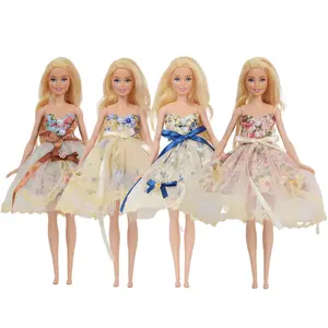 1:6 doll 12 inch 1/6 scale 30 cm girl doll clothes party dress tutu dress summer dress clothes for barbe ,pp and Fr dol