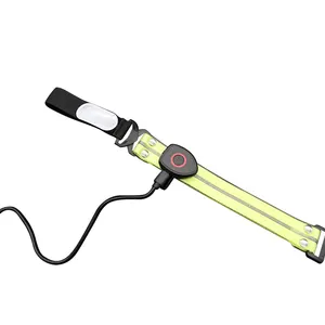 सुरक्षा Armband रनिंग रंगीन ऊपर प्रकाश का नेतृत्व किया 3 मोड एलईडी थप्पड़ Armband रोशनी यूएसबी रिचार्जेबल चमक अंधेरे में चमक कंगन