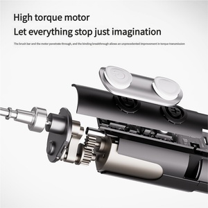 Cepillo de Dientes Eléctrico Impermeable OEM con 3 Modos de Rotación, Pantalla LED, Cerdas Suaves, Recargable y Plegable para Uso Comercial - Product Image 4