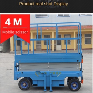 Nueva Plataforma Elevadora Móvil de Tijera Eléctrica Hidráulica para Trabajo Aéreo, Carro Elevador Autopropulsado - Product Image 3
