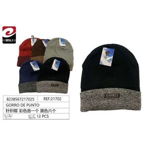 Knitted Hat Mixed Colors Winter Sports Accessory - Product Image 1