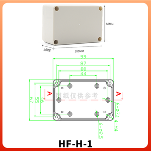 <span class=keywords><strong>Caja</strong></span> de Conexiones de Plástico ABS Impermeable y a Prueba de Polvo <span class=keywords><strong>IP65</strong></span>, <span class=keywords><strong>Caja</strong></span> de Conexiones Universal para Proyectos Eléctricos, Color Gris Pálido - Product Image 4