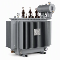 Transformateur de distribution triphasé immergé dans l'huile S22-M, entièrement scellé, cuve ondulée, 10kV 0.4kV Dyn11, distribution d'énergie