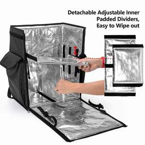 Eiomrpsible Therwall Socket <b>Backpack</b> Food Custom Brand Aluminium Foil Food Delivery Bag PVC Tarpaulin Mobile Beverage <b>Backpacks</b> - Product Image 4