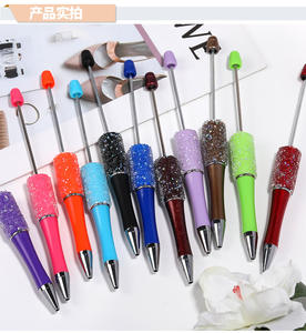 Collage de diamant fait à la main bling stylos à perles en plastique brillant bricolage Kit de fabrication pour stylos pour femmes enfant étudiant bureau <span class=keywords><strong>bijoux</strong></span> artisanat - Product Image 3