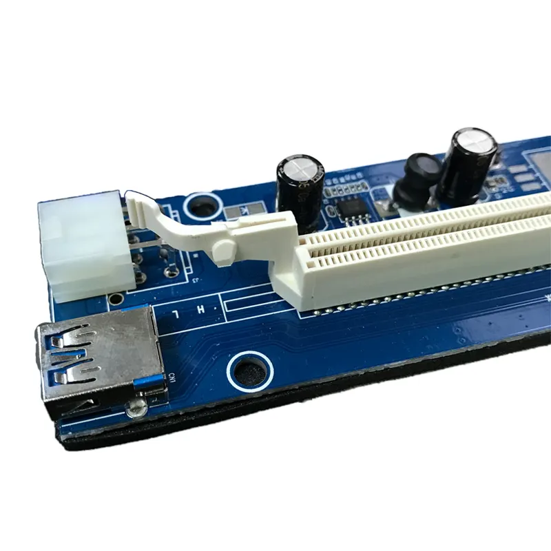 PCI-E 라이저 카드 1X ~ 16X ~ USB 3.0 익스텐더 케이블 (전원 공급 장치 케이블 포함) 30CM
