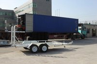 Remorque complète de transport de voitures célèbre pour le transport de machines