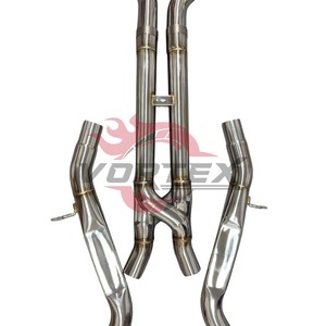 ท่อไอเสียแบบ Vortex Direct Bolt-on Valved Exhaust สำหรับ M3 G80 M4 G82 G83 S58 ระบบ Catback ประสิทธิภาพสูงแบบ High Flow พร้อมปลายท่อสแตนเลสสตีลแบบ Quad Mirror - Product Image 5