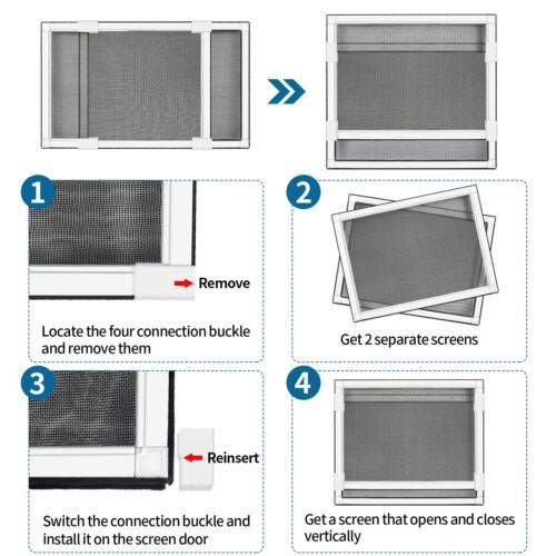 Hot Selling Adjustable Expandable Aluminum Door Windows Accessories Fly Insects Mosquito Mesh Sliding Screen Window Frame Kit · image 4