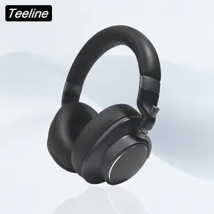 Headphone Bluetooth lipat nirkabel, headphone Bluetooth dapat dilipat untuk bermain game olahraga BT peredam kebisingan