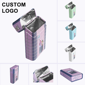 Biểu Tượng Tùy Chỉnh Kín Cấp Thực Phẩm Trẻ Em Chống Kim Loại Hộp Thiếc Tùy Chỉnh In Cr Trẻ Em Bằng Chứng <span class=keywords><strong>Tin</strong></span> Cho Thuốc Thuốc Lá Trường Hợp Hộp Thiếc - Product Image 1