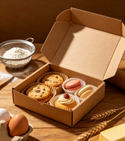 Boîte d'expédition en carton ondulé kraft brun écologique et recyclable en forme d'avion, avec pelliculage mat, gaufrage et doublure en mousse pour vêtements