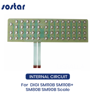 SM110B SM110B+ SM80B SM90B คีย์บอร์ดวงจรภายในสำหรับ <span class=keywords><strong>DIGI</strong></span> SM110B SM110B+ SM80B SM90B เครื่องชั่งน้ำหนักอิเล็กทรอนิกส์ขายปลีกขายส่งอะไหล่ - Product Image 1