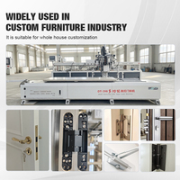 Máquina CNC eficiente para la preparación de puertas: perforación de cerraduras, mortajado de bisagras, procesamiento de placa de golpeo y orificios para mirillas. Calidad de exportación.