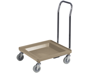 अच्छी गुणवत्ता वाले प्लास्टिक सार्वभौमिक पहिया स्टेनलेस स्टील रसोई ट्रॉली रैक परिवहन सफाई उत्पादों के साथ - Product Image 2