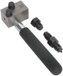 GTYPRO 4pcs Car Brake Copper Pipe Flaring Kit 3/16 Inch Riveter with Brake Line <strong>Reamer</strong> Vehicle <strong>Tools</strong> - Product Image 1