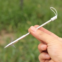 STARCN 1144 Fléchettes de pêche en acier inoxydable pour lance-pierre et pêche sous-marine, flèches de tir à l'arc haute dureté pour la pêche au catapulte