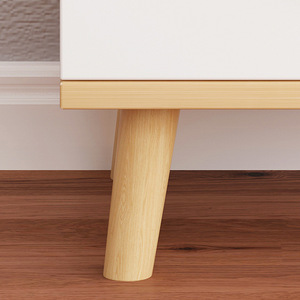 Mesita de Noche Moderna de 1, 2 o 3 Cajones, Ecológica y Duradera, Fabricada con Tablero de Fibra de Melamina, Mesa Auxiliar Contemporánea para Sala de Estar o Apartamento - Product Image 5