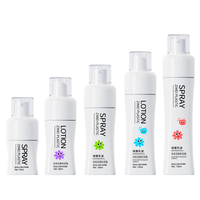 Emballage cosmétique de luxe en plastique PET carré, flacon pompe rechargeable pour lotion, désinfectant pour les mains, tonique pour le visage, brume pour le visage, masque facial, shampoing