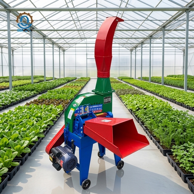 SH QDMECH Hot Sale Low Noise Agricultural Chaff Cutter Chaff Cutter Straw Cutter