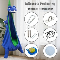 Haute qualité coton confortable Portable hamac balançoire coussin d'air pliable amusant jouet mignon Animal hamac Pod balançoire