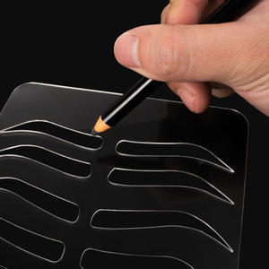 PMU แม่แบบสำหรับการฝึกเขียนคิ้วแบบใส,ใช้ซ้ำได้แม่แบบการ<span class=keywords><strong>วาด</strong></span>คิ้วสำหรับการฝึกริมฝีปากคิ้วด้วยใบมีดขนาดเล็ก - Product Image 5