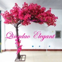 Bougainvillier EG-WD99 Arbre Artificiel Soie Faux Bougainvillier Arbre Avec Fleurs Roses Arbre Artificiel De Bougainvillier Fleur