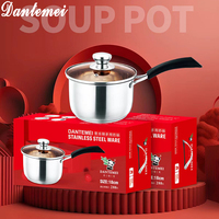 Usine Offres Spéciales vie sourire ustensiles de cuisine ustensile de cuisine ensemble de casseroles en acier inoxydable avec couvercle en verre