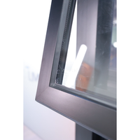 AMJ Australiano AS2047 Rotura de puente térmico Diseño moderno Ventana de toldo de vidrio de aluminio para casa Hotel Sala de estar Apartamento Villa